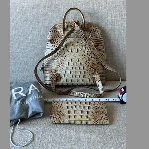 BRAHMIN | ROSEMARY BACKPACK + ADY WALLET | SAVINO